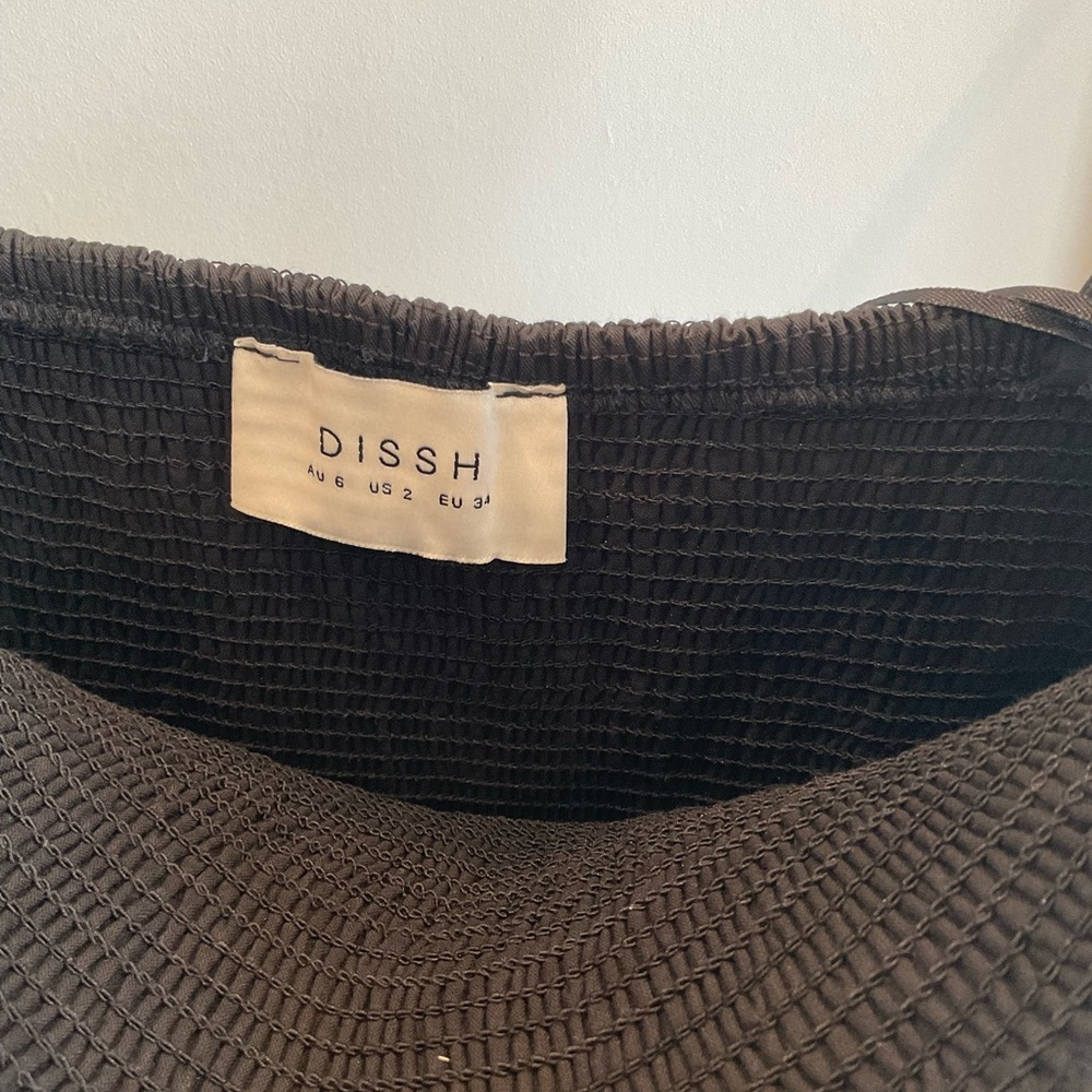 DISSH Strapless Black Maxi Dress - Picture 4 of 8